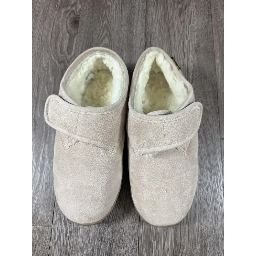Old Friend Step In Sheepskin Tan Slippers Booties / Men’s Size 10 5E